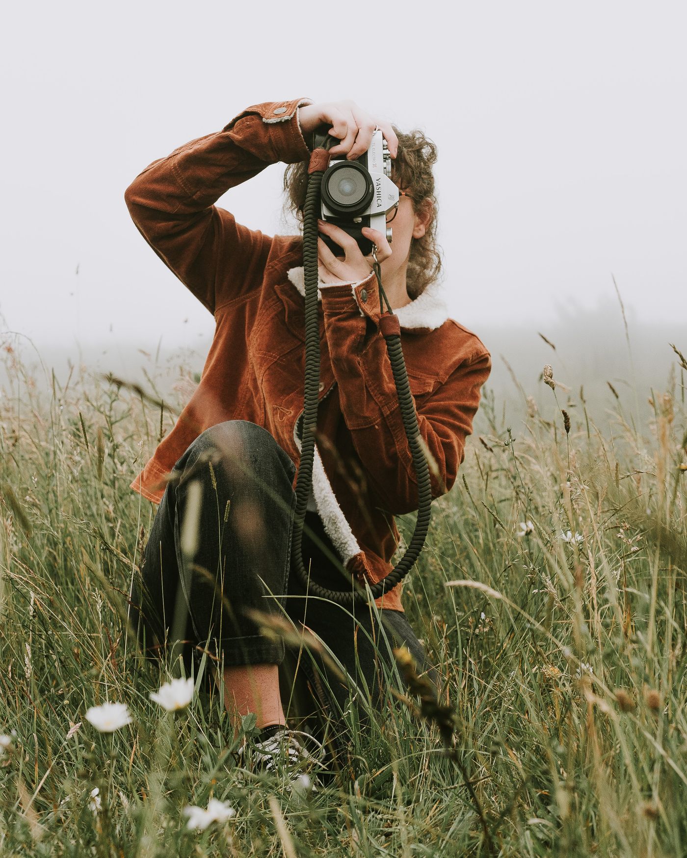 Photographer capturing a portrait session