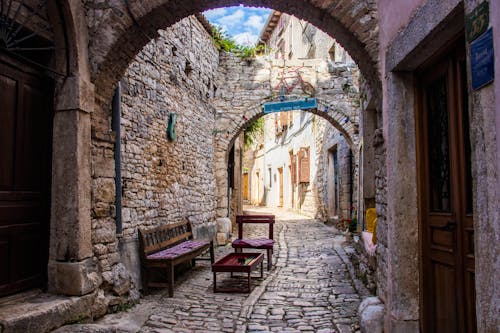 Free stock photo of bale, bench, croatia