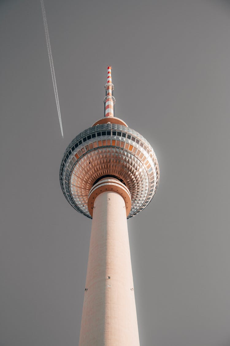 Berlin Television Tower From Below