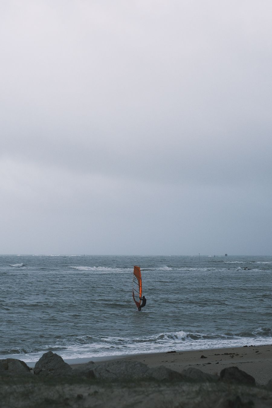 Sail on the coastline