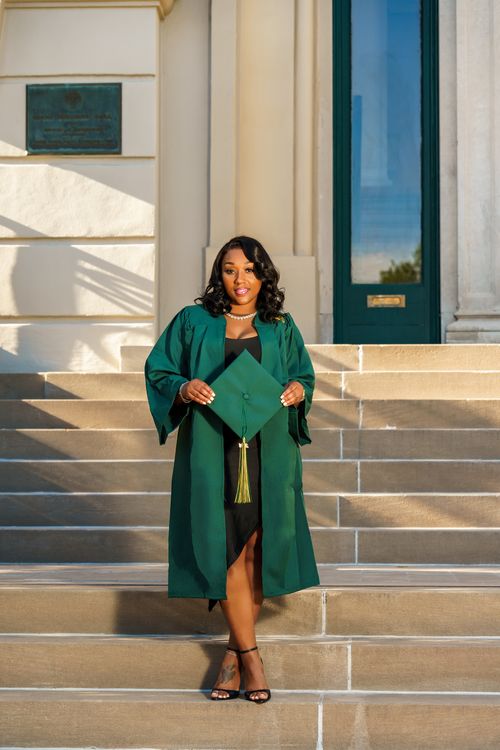 what color dress to wear with green graduation gown Woman Wearing · Free Stock Photo 24M