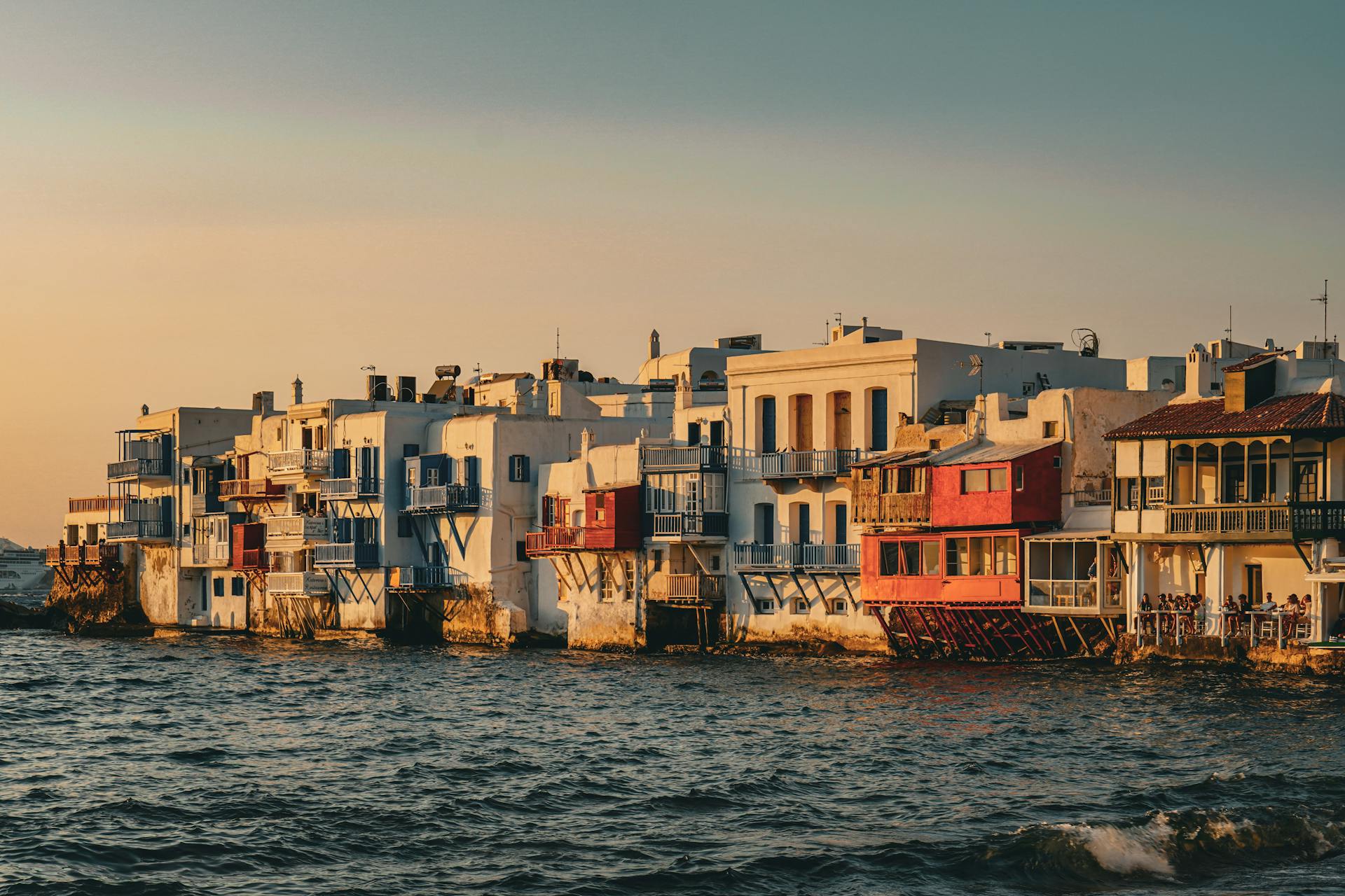 Golden Evening Hours in Mykonos