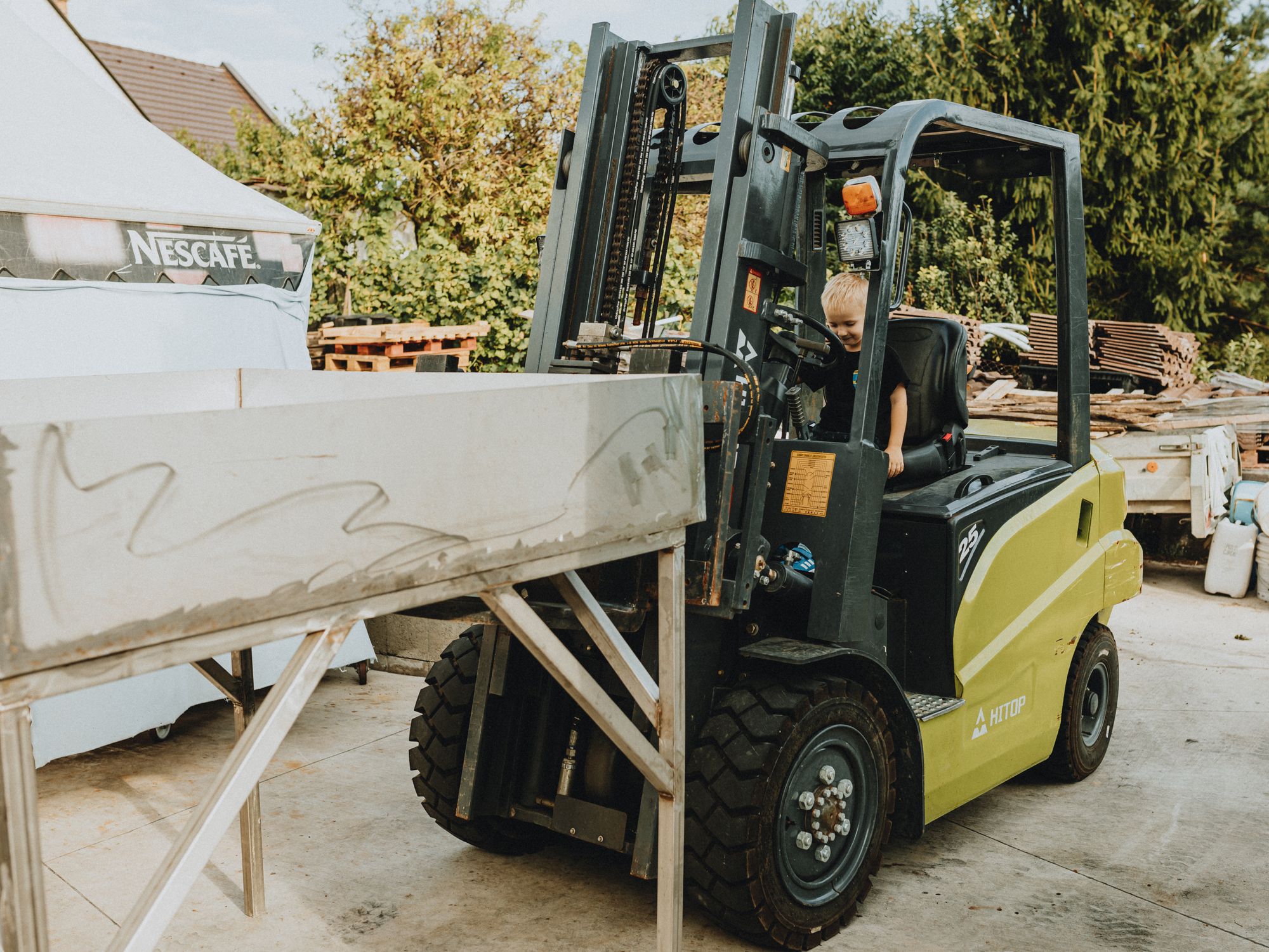 Furniture & Delivery in Golcar, Yorkshire — movers delivering furniture from a van