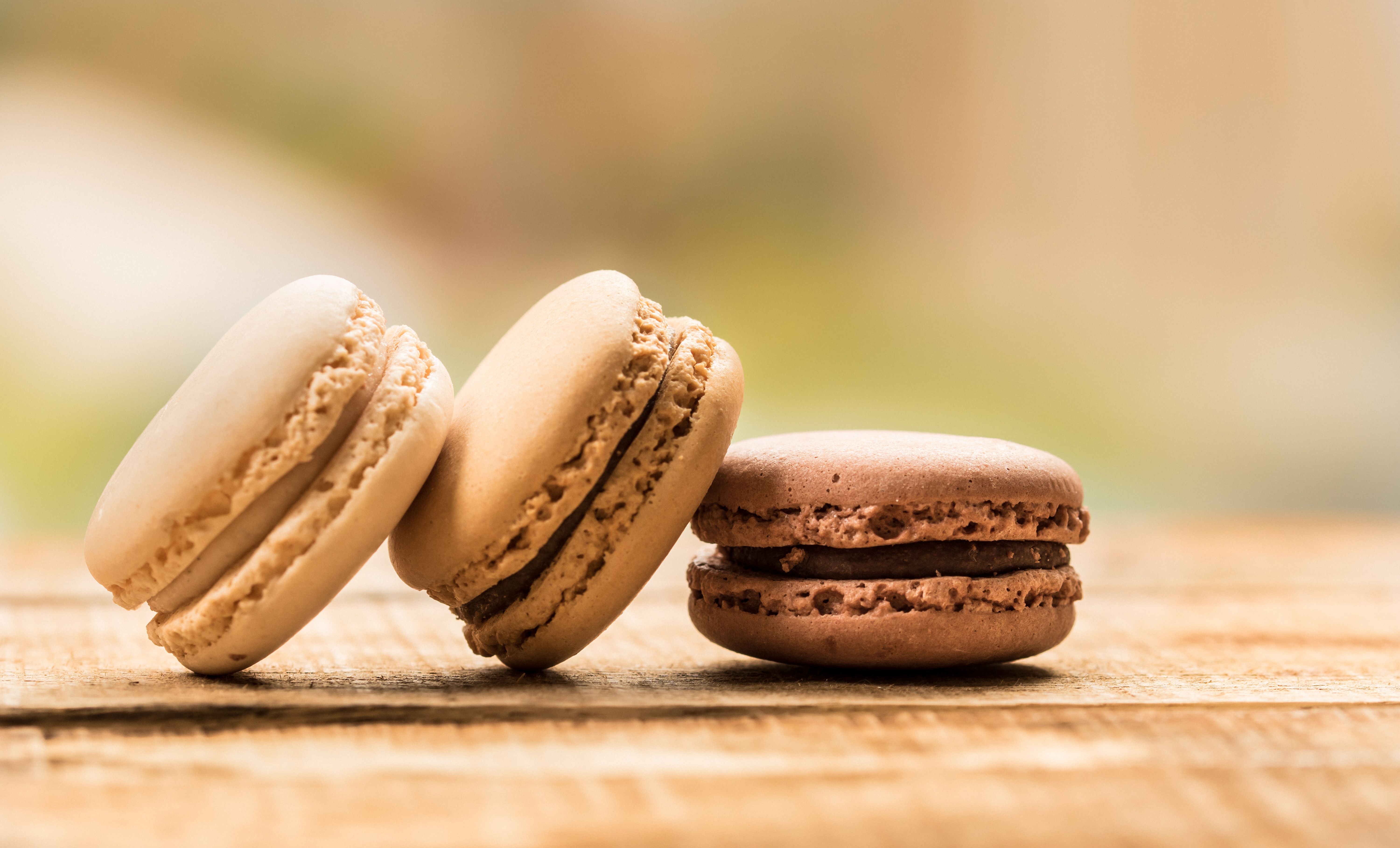 Stacked Three Macaroons · Free Stock Photo