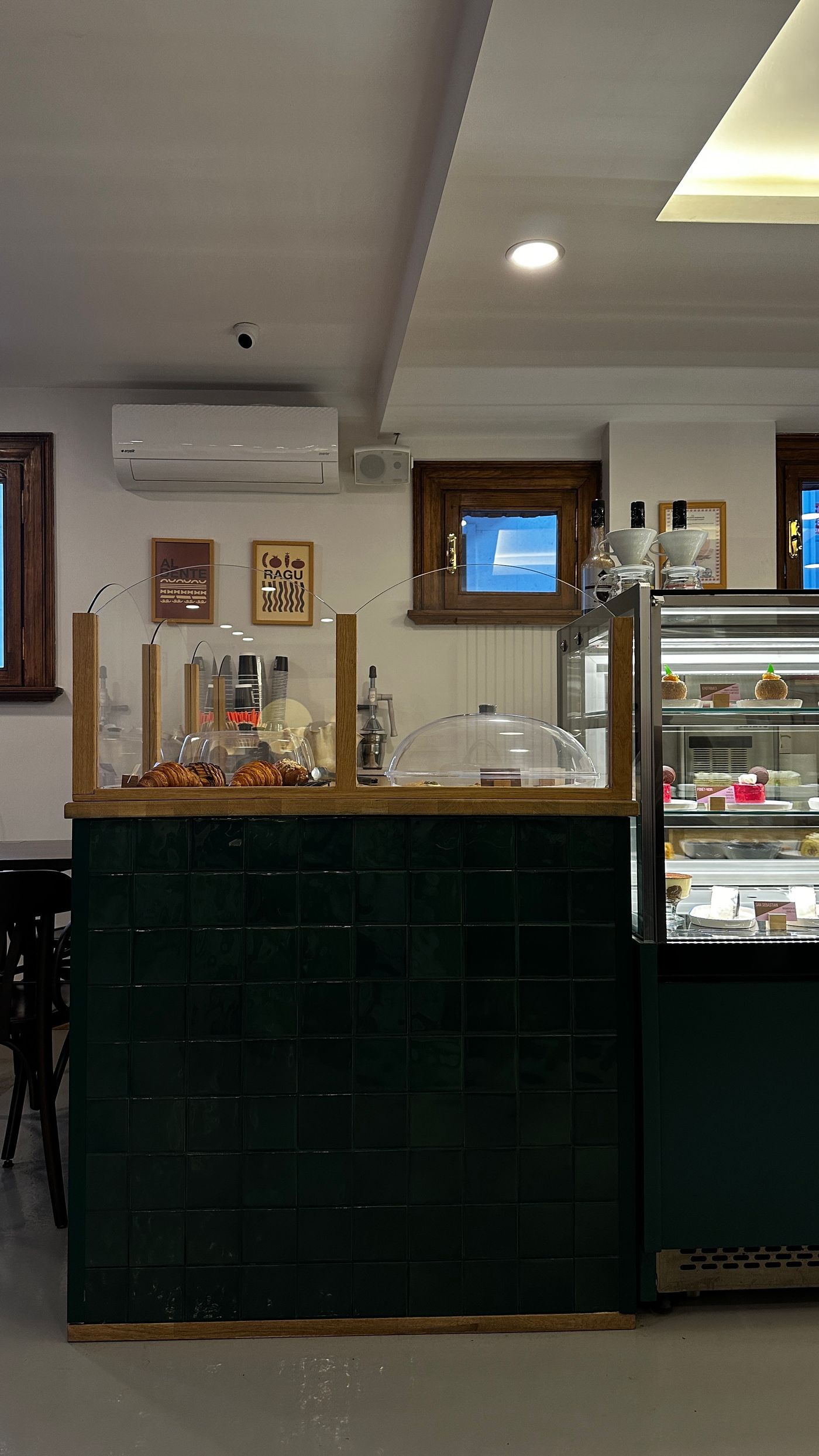 Representative cafe interior