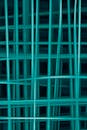 Intricate Futuristic Teal Grid Design