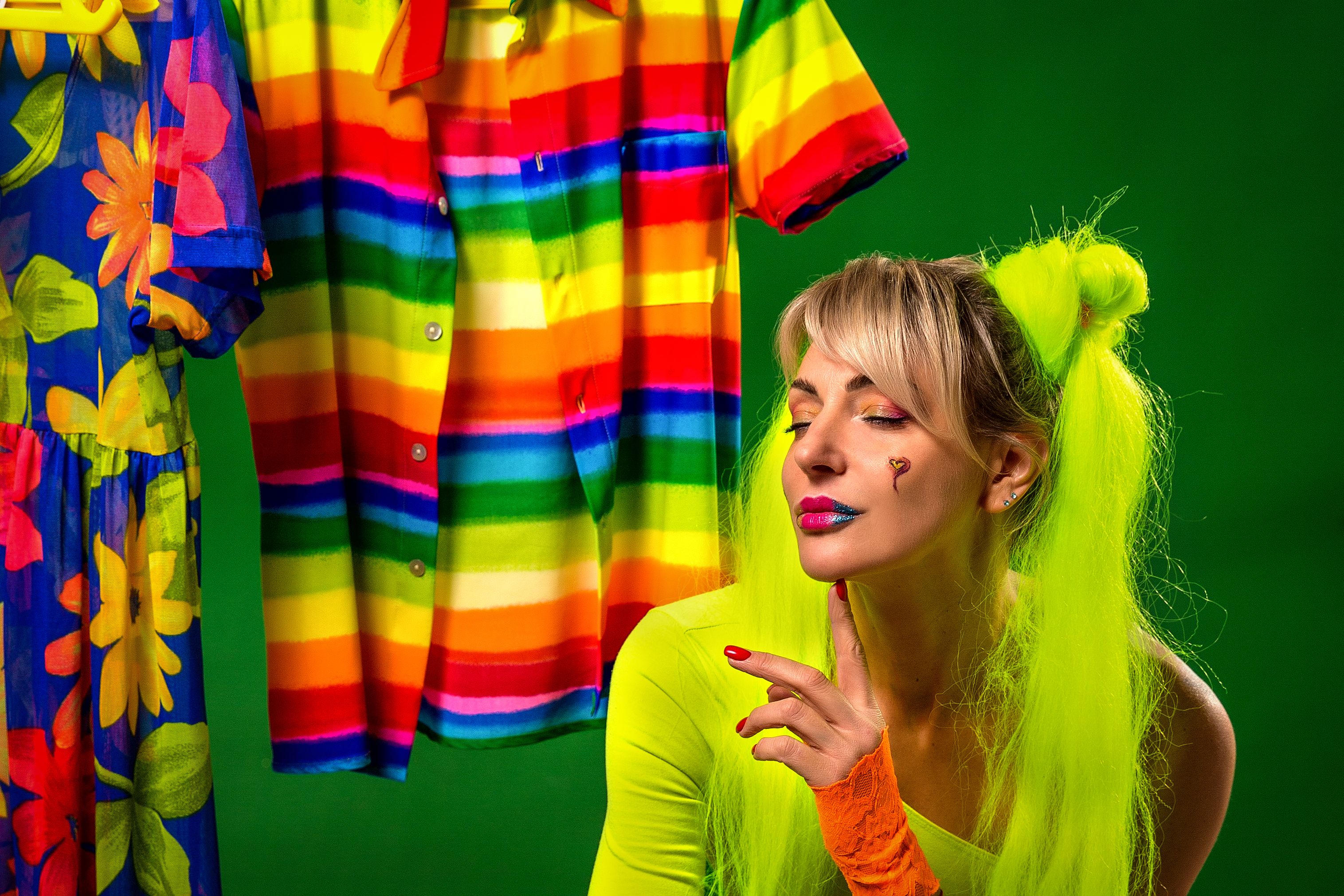 Colorful Fashion and Style Portrait · Free Stock Photo