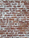 Aged Red Brick Wall Texture Background