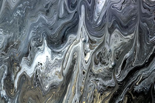 Mesmerizing abstract fluid art with swirling gray patterns creating a unique texture.