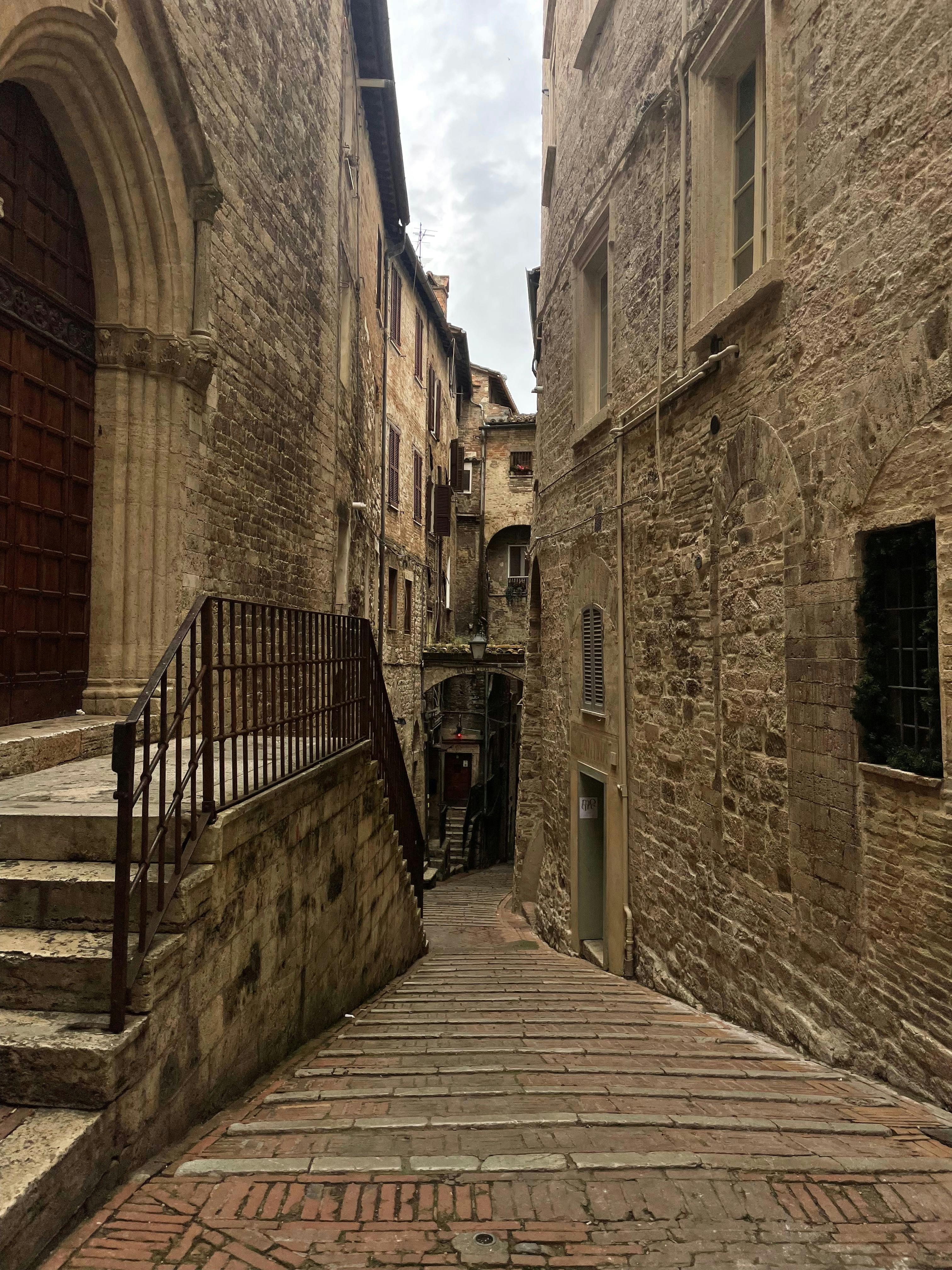 Perugia historic centre with Fontana Maggiore