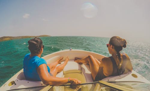 Two People On A Boat