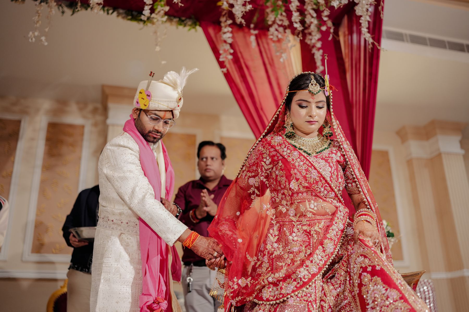 Traditional Indian wedding ceremony