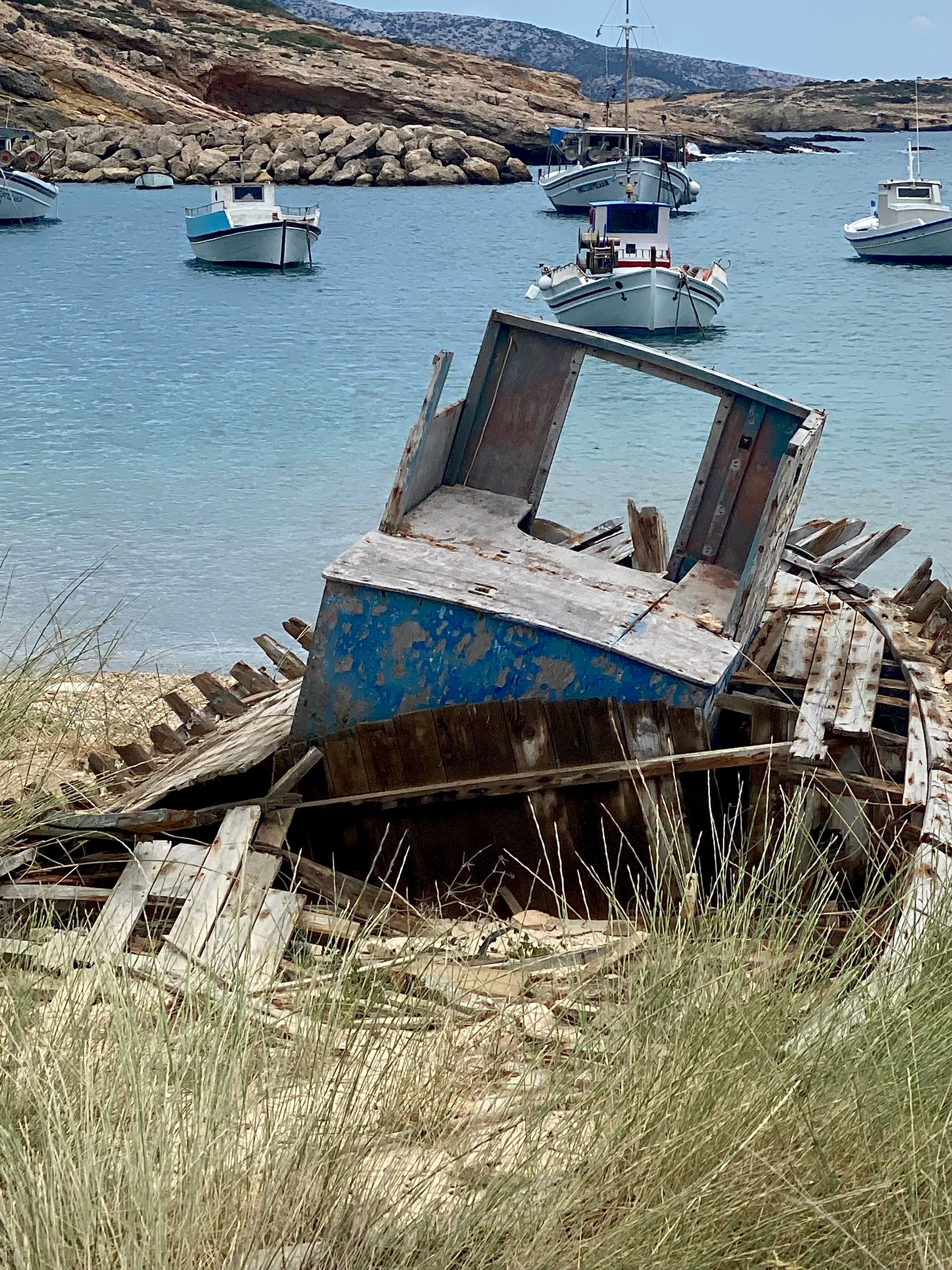 abandoned-boat-near-antiparos-greece-harbor-free-stock-photo