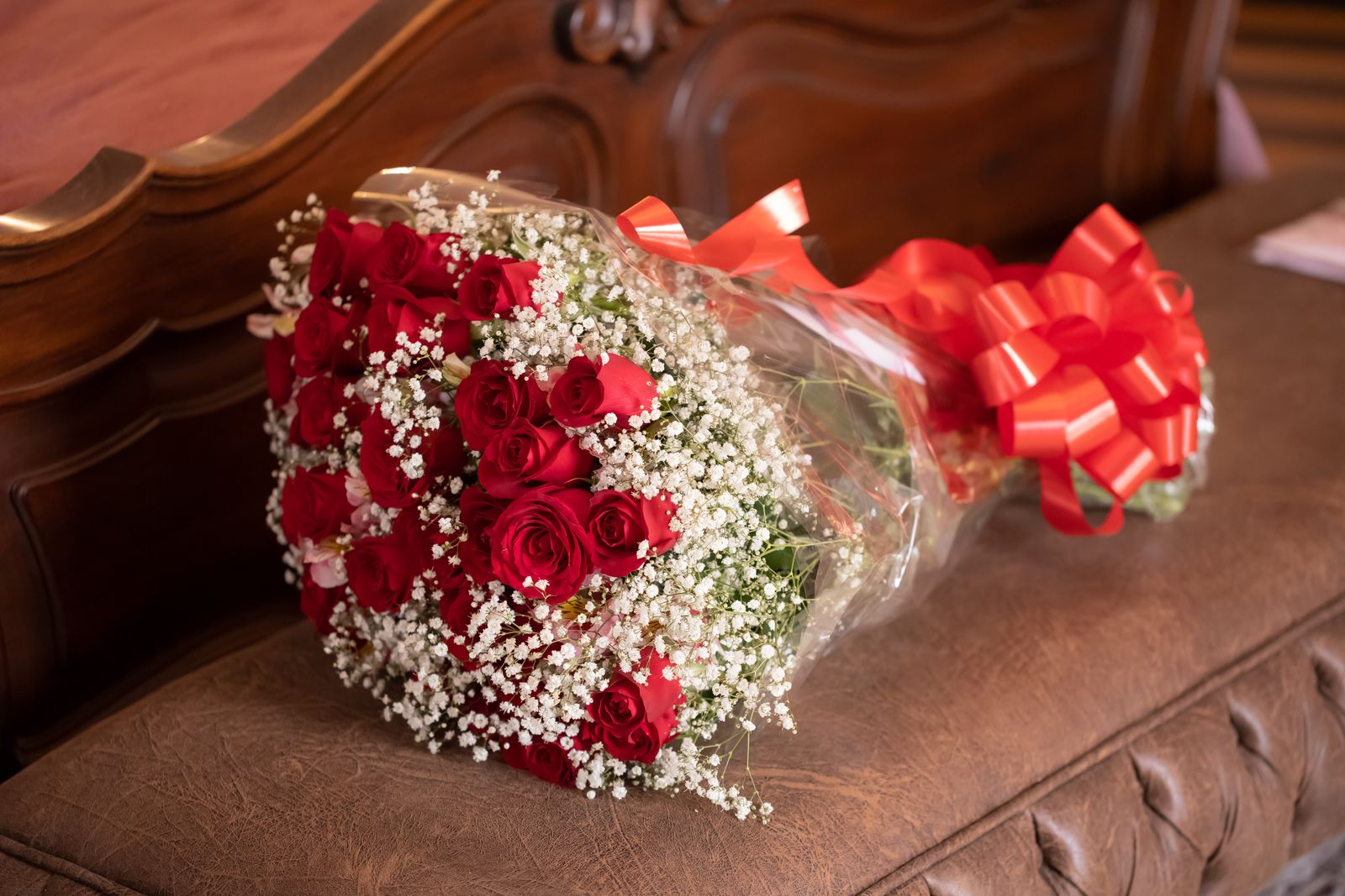 Elegant red rose bouquet from the florist in Guwahati