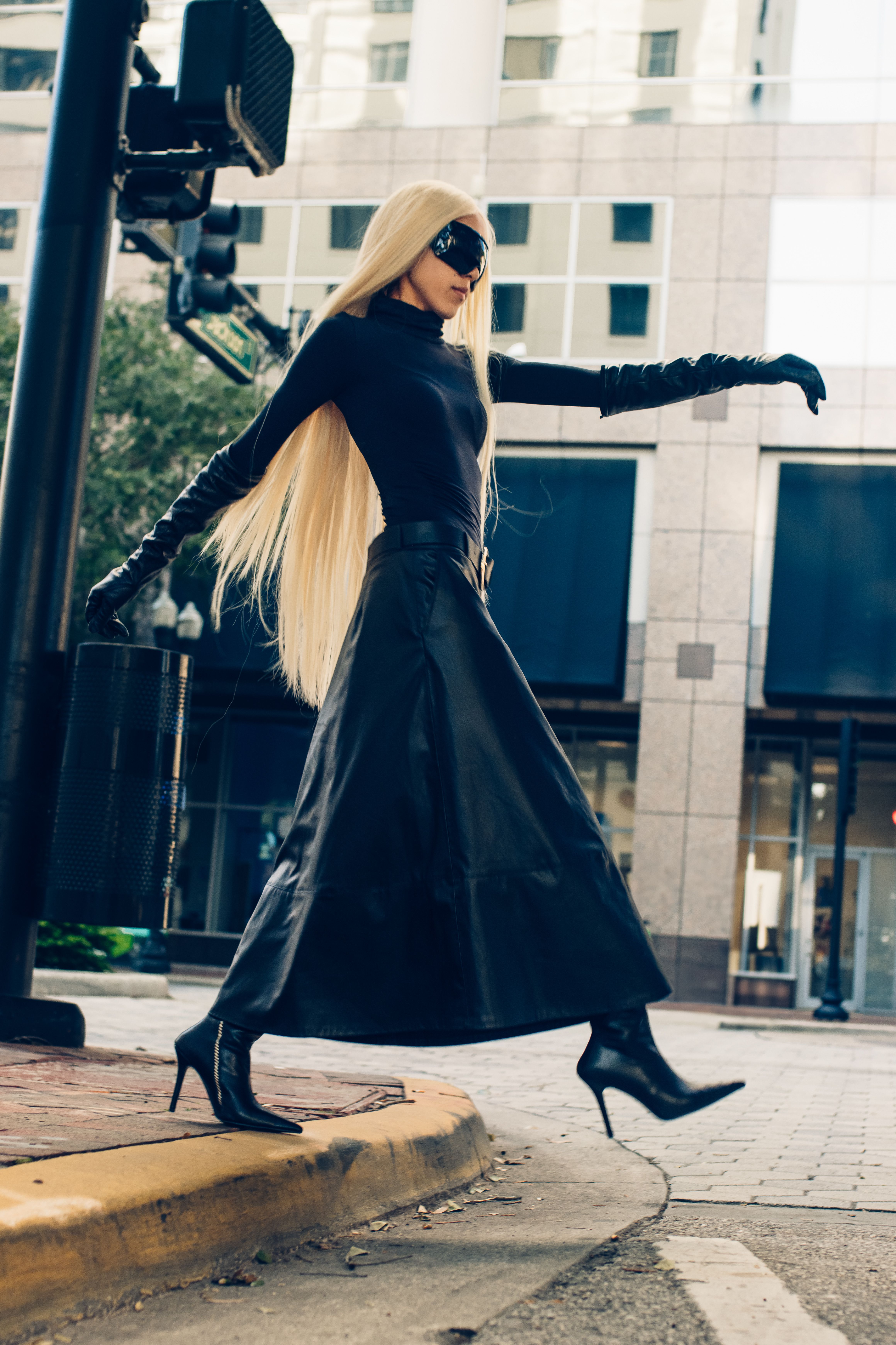 Stylish Fashion Model in Urban Setting · Free Stock Photo