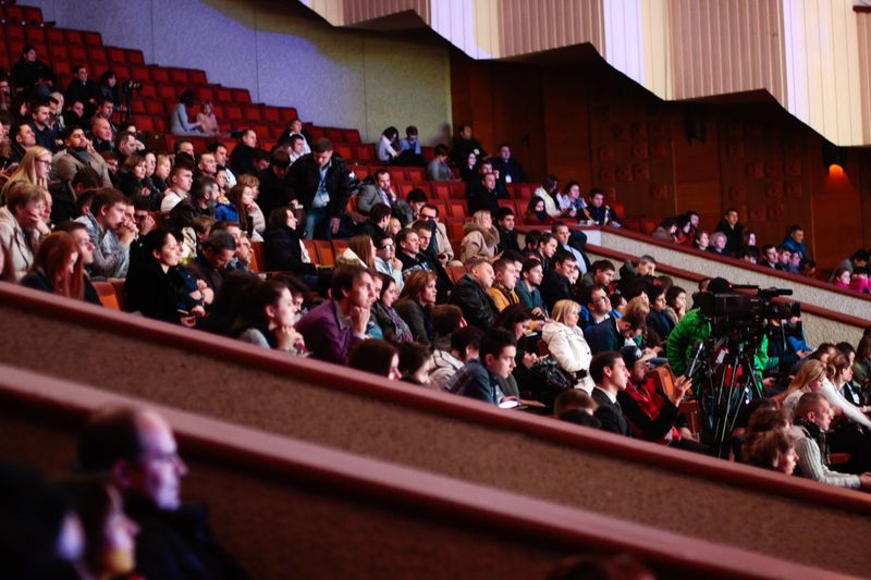 A Broadway-sized theater of 2,500 people representing 2,500 YouTube subscribers