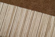 Abstract Close-up of Wooden Planks Aligned