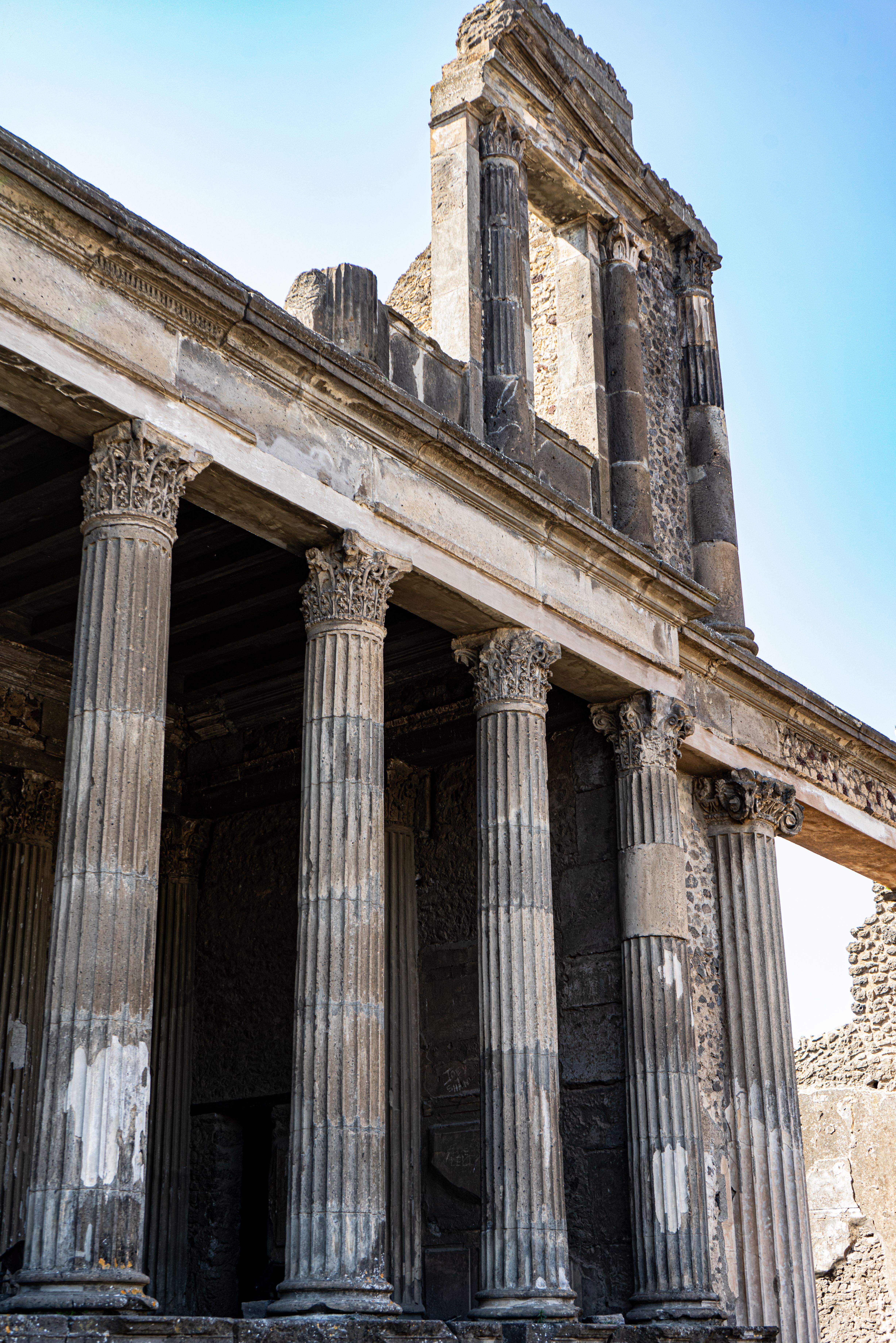 Ancient Roman Temple Ruins in Pompeii Italy · Free Stock Photo