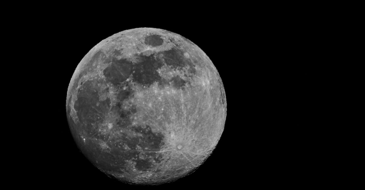 Moon Clearest Full Moon in Clear Night Sky · Free Stock Photo