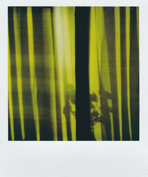 Free Artistic abstract of shadows on a striped green curtain with minimal lighting. Stock Photo