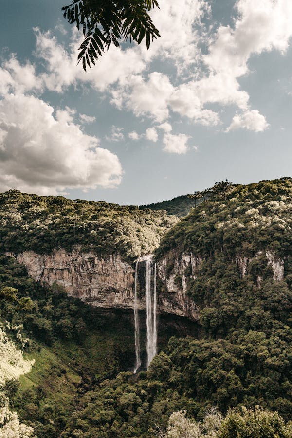 Scenic Photo Of Waterfalls During Daytime