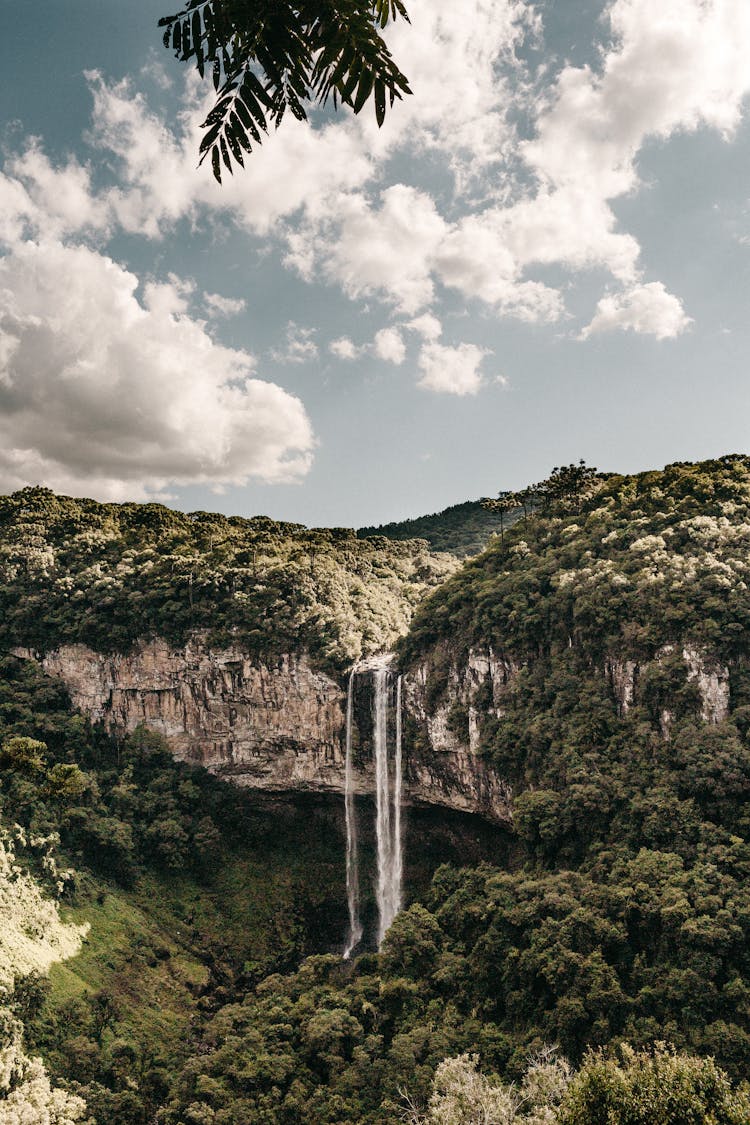 Scenic Photo Of Waterfalls During Daytime