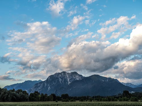 Free stock photo of alps, austria, clouds
