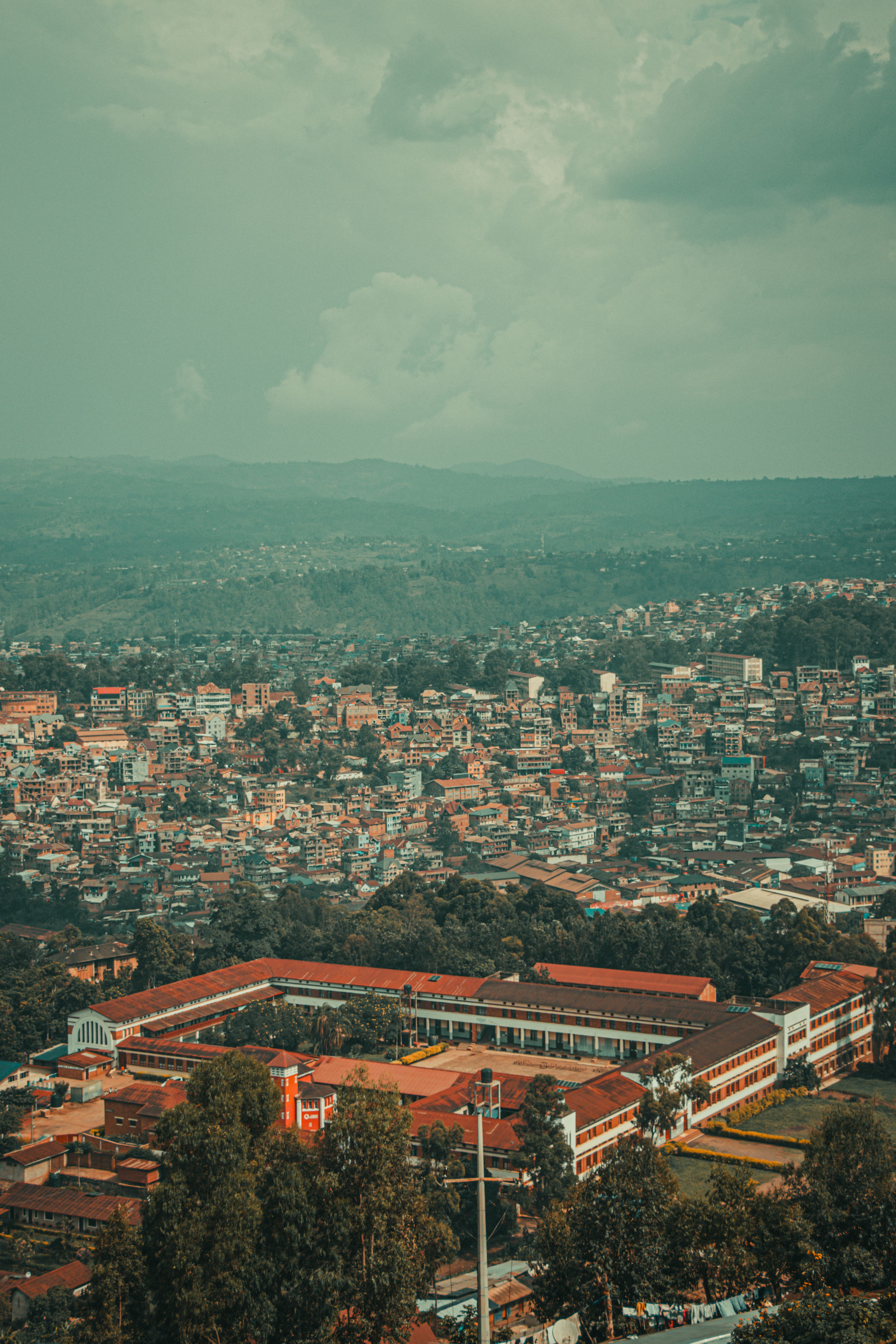 Vue Aérienne De Bukavu, République Démocratique Du Congo · Photo gratuite