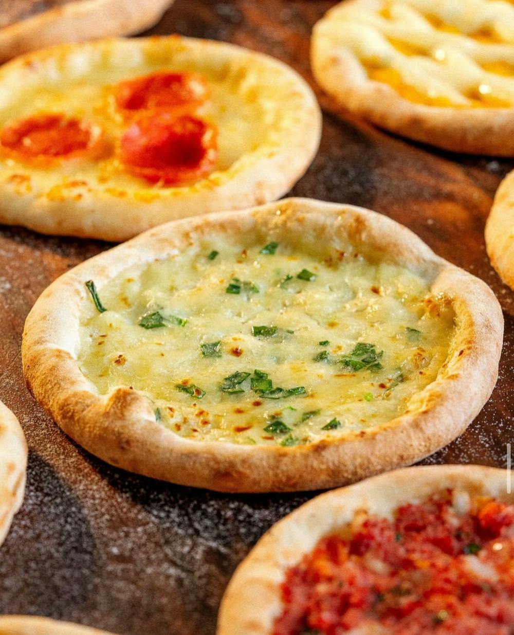 Cracker-Crusted Mini Pizzas