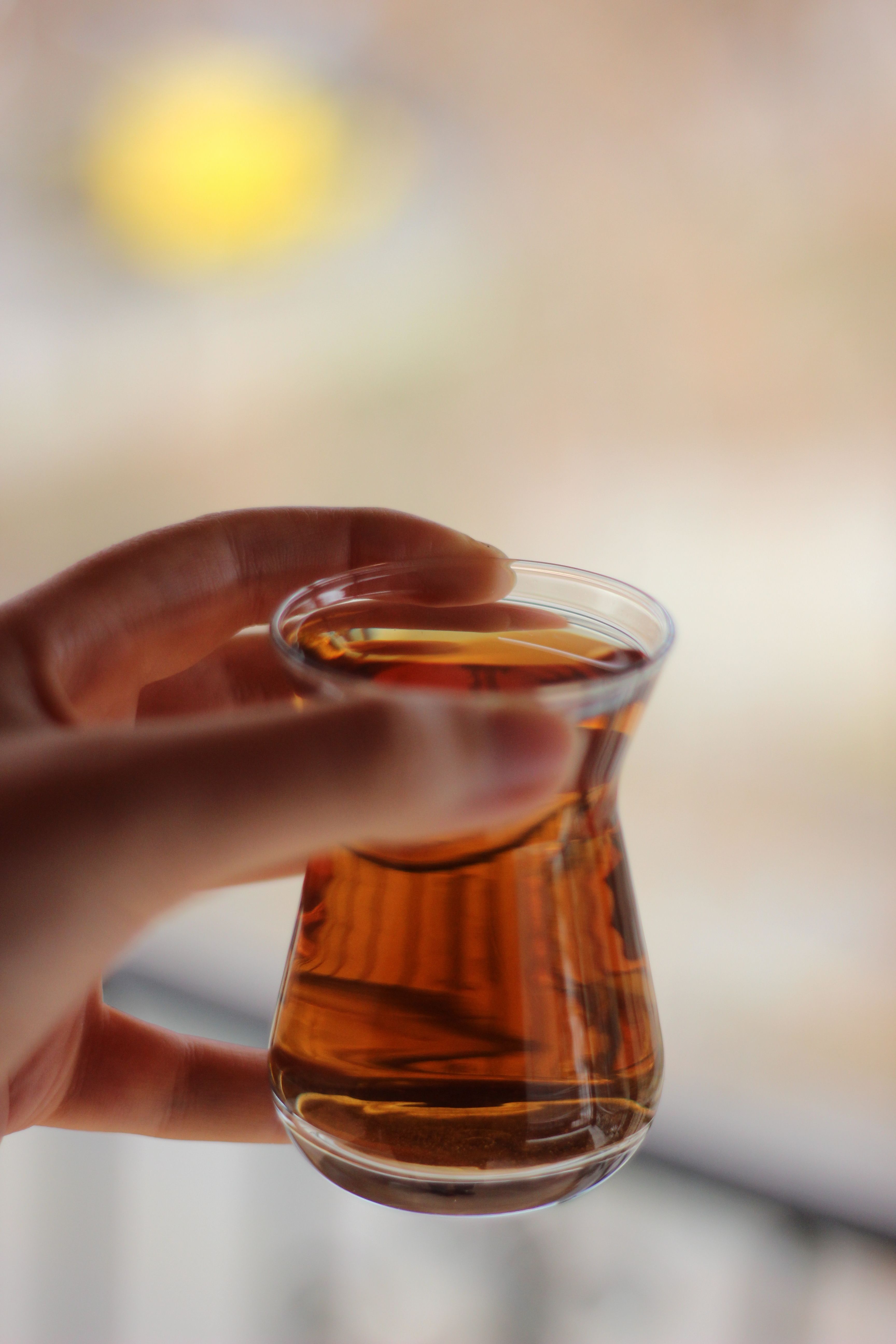 Close-up of Turkish Tea in Traditional Glass · Free Stock Photo