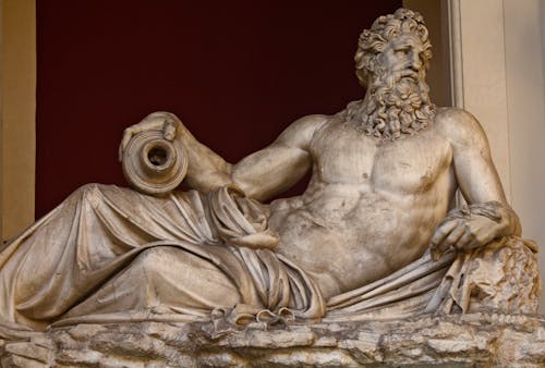 Statue of Neptune at Capitoline, Rome, Italy