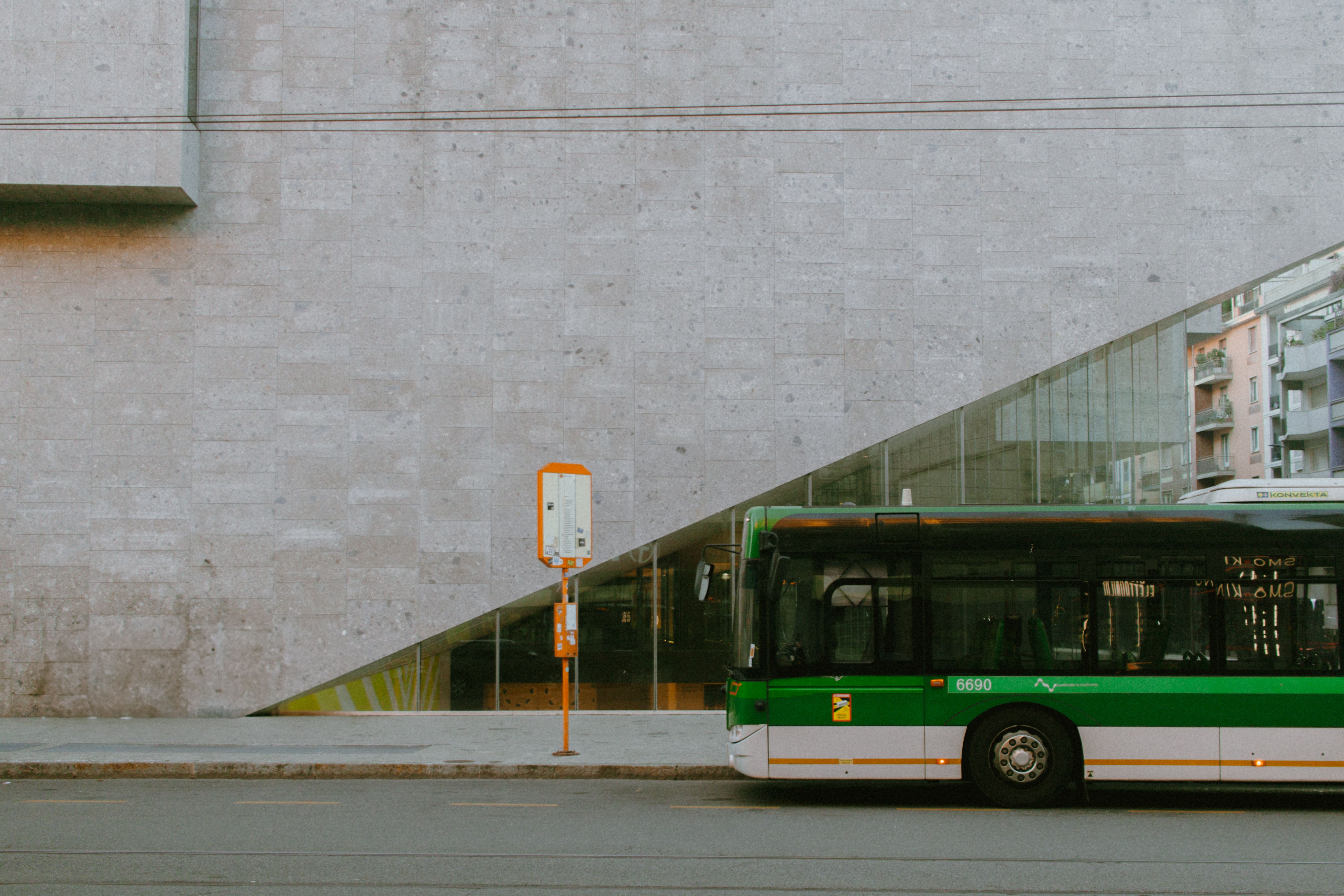 Side View of a Bus on the Road · Free Stock Photo