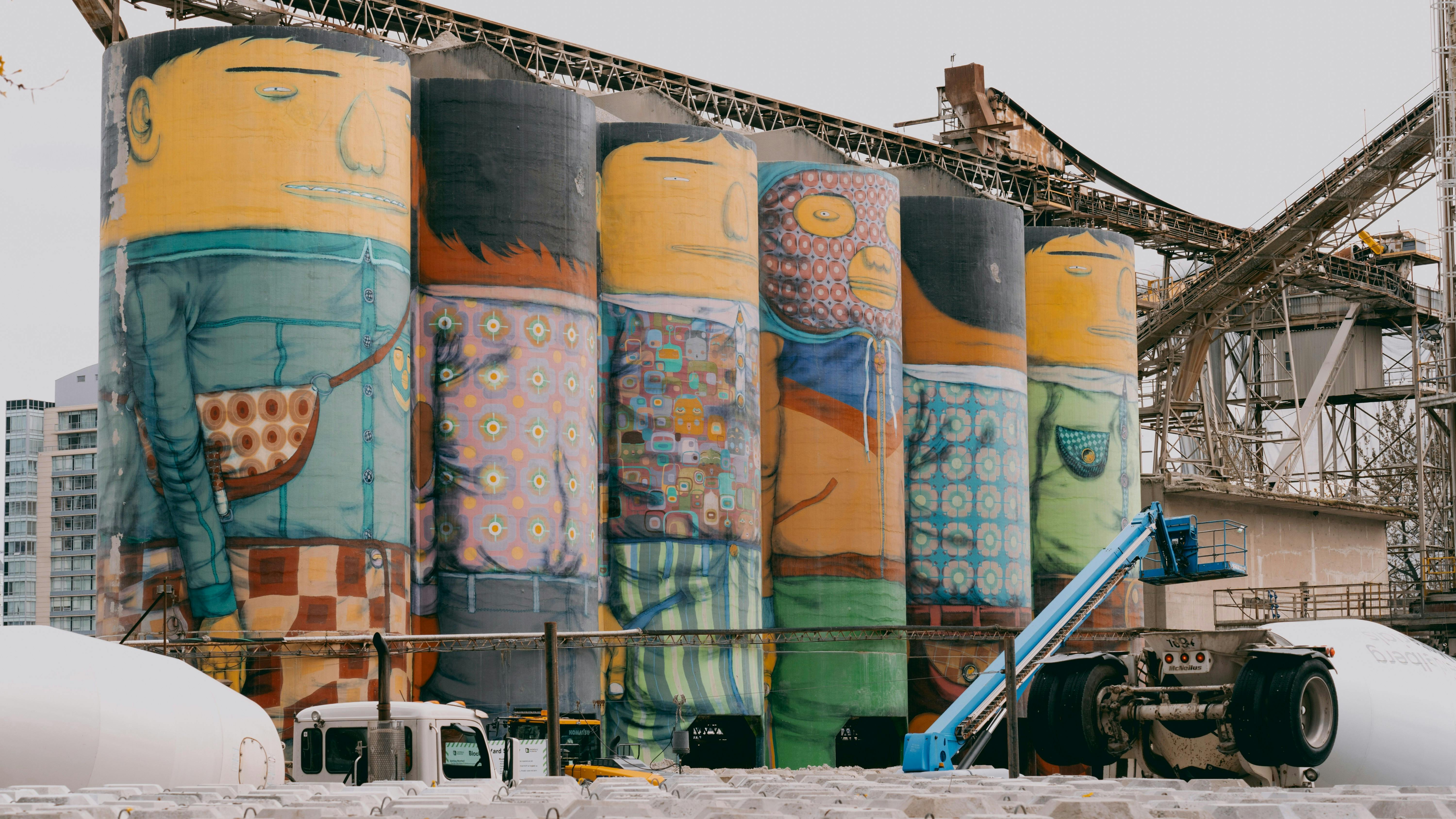 Warehouse worker operating a forklift with packages