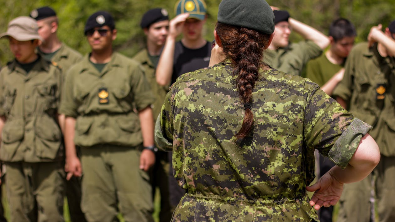 Military Training Group Outdoors in Uniforms · Free Stock Photo Military Training Group Outdoors in Uniforms · Free Stock Photo