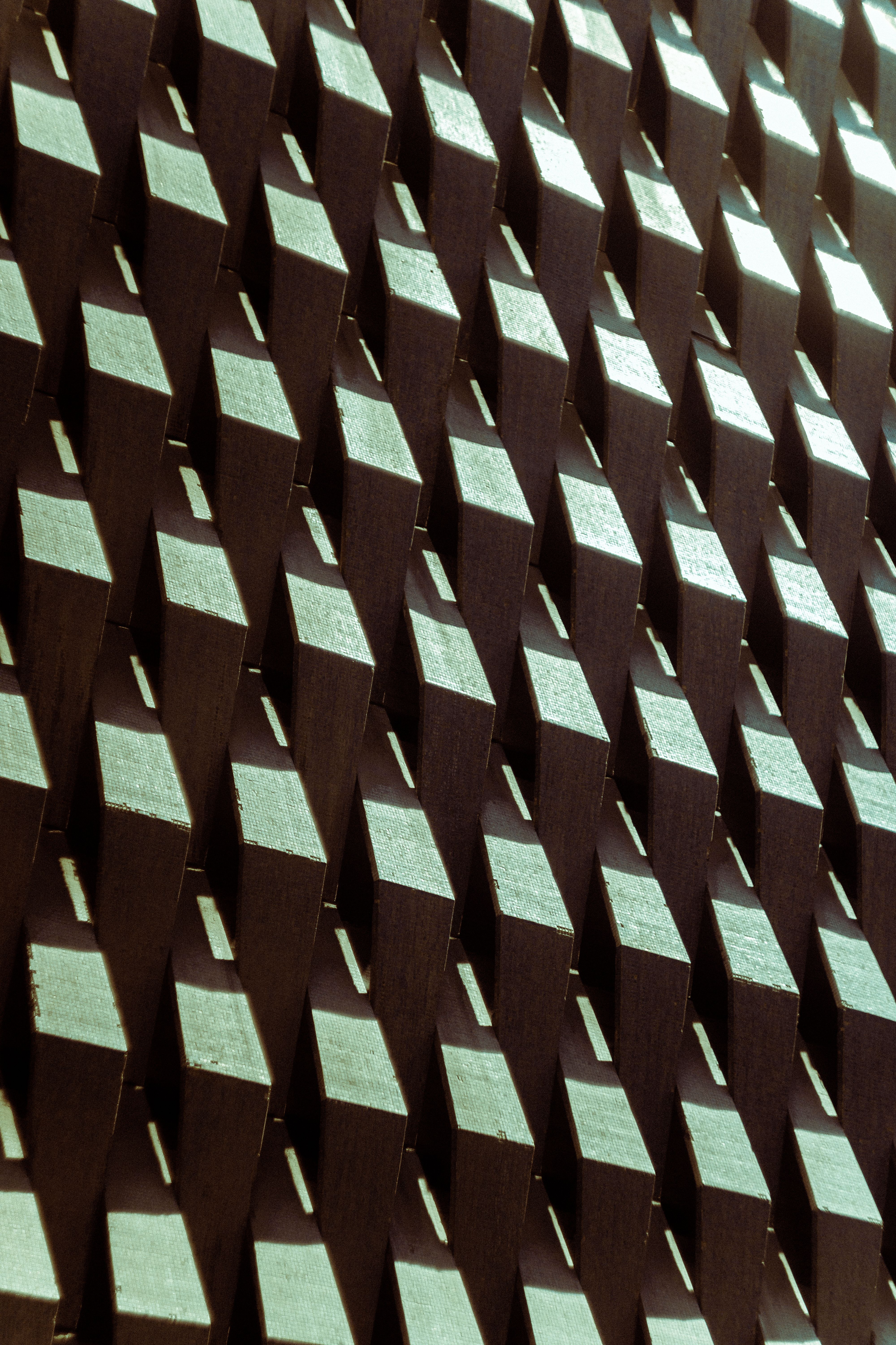 Geometric Pattern of Wooden Blocks Abstract Design · Free Stock Photo