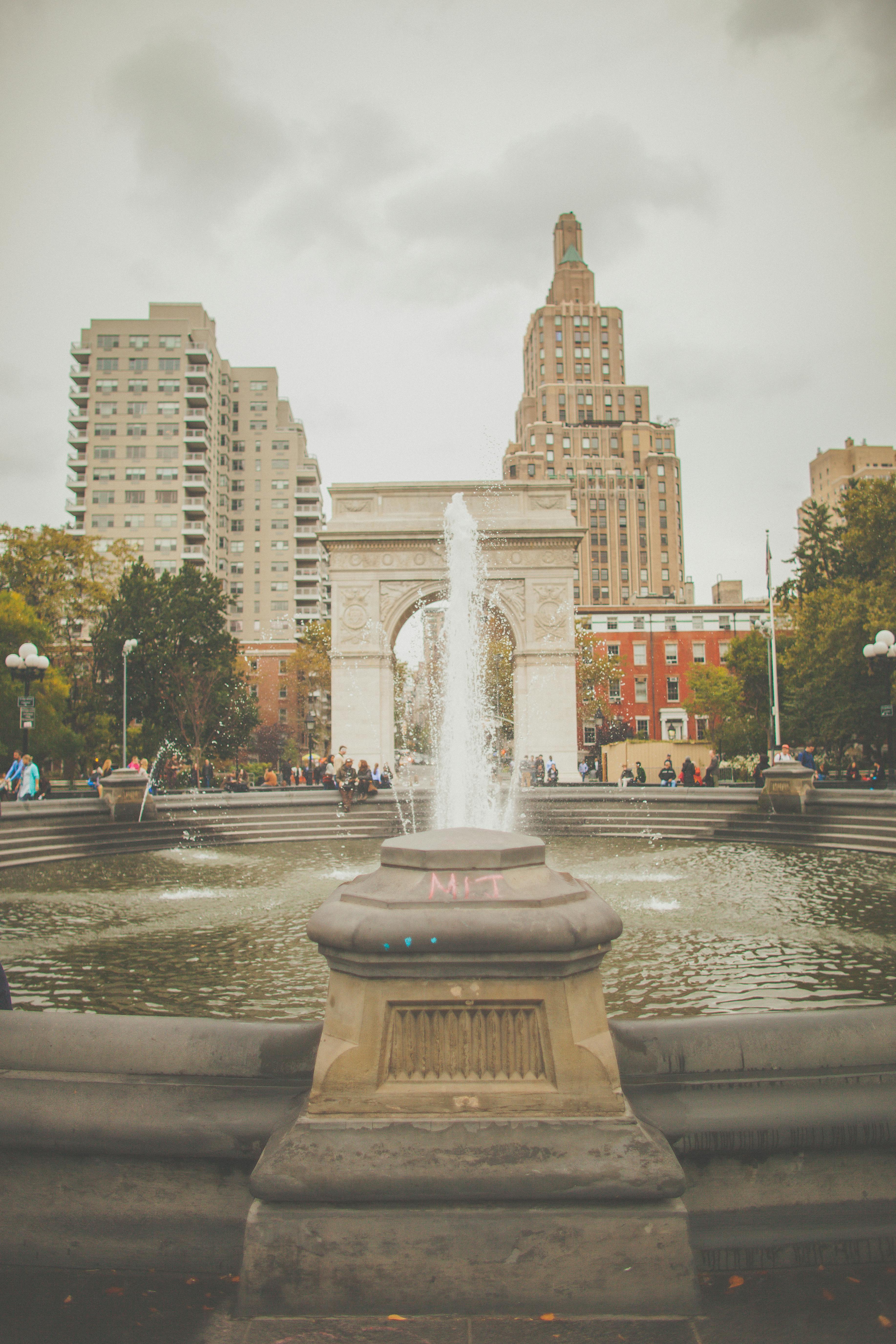 photo of water fountain