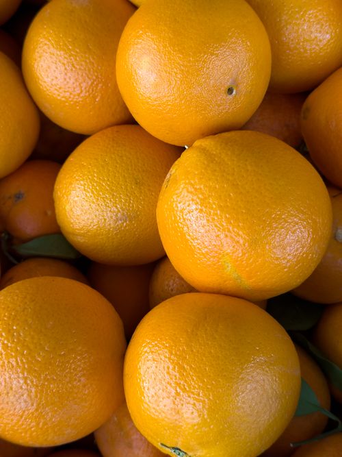 Free A vibrant display of fresh oranges at a market in Palu, Türkiye. Ideal for health and nutrition concepts. Stock Photo