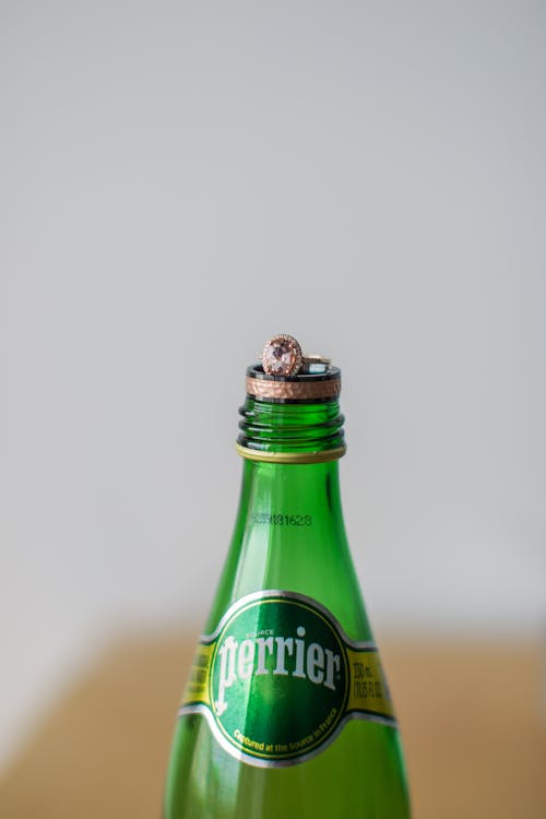 Perrier Beverage Bottle