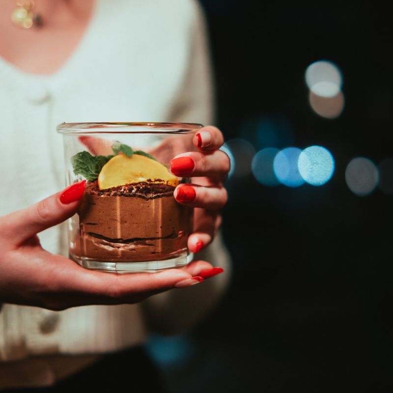 Avocado Chocolate Mousse Bars
