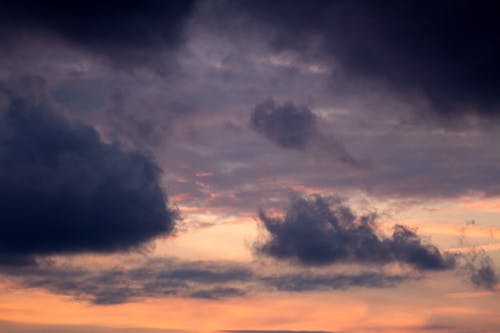 Free stock photo of afterglow, clouds, dark clouds
