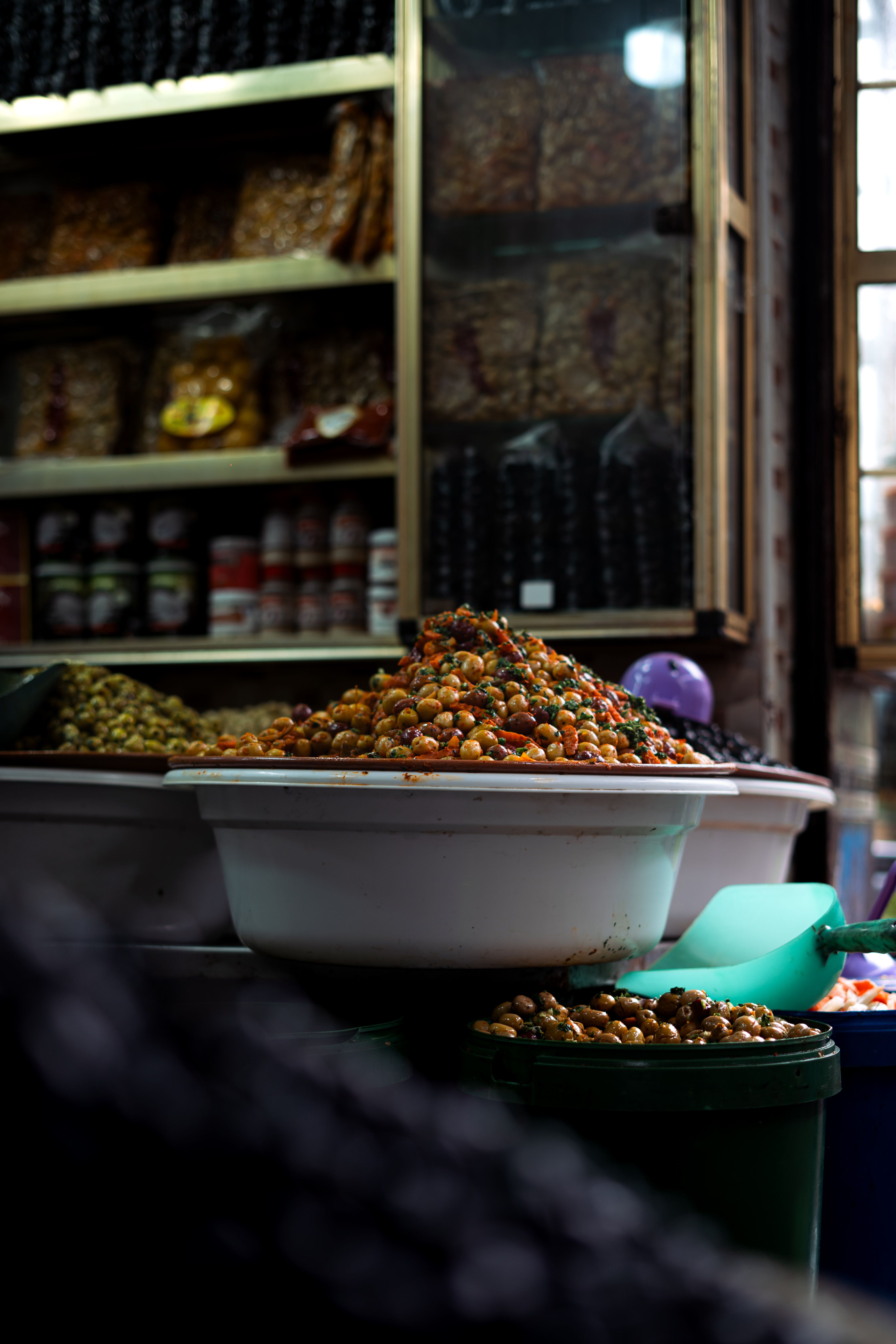 Colorful Spices at Market