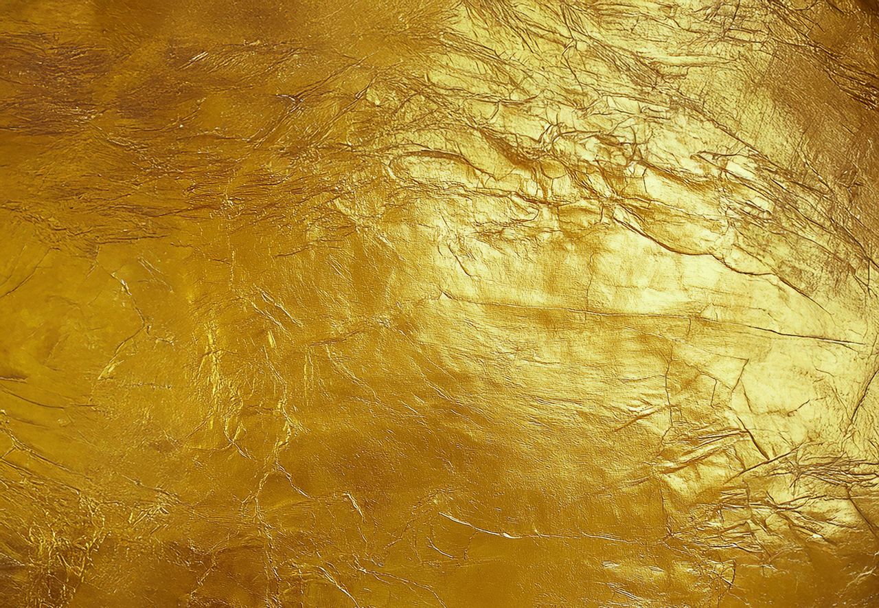 Gold metallic finish