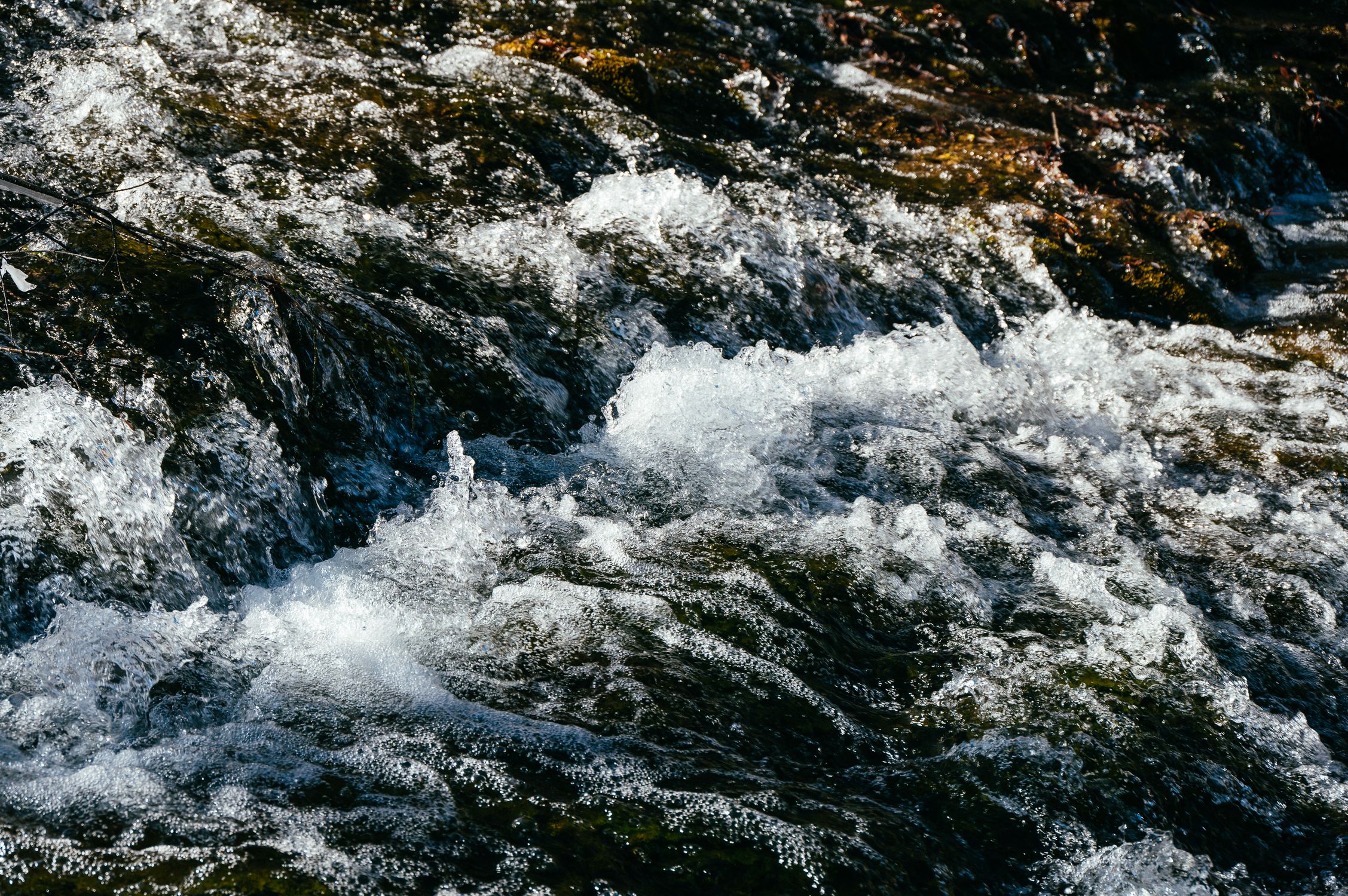 Water Rushing Through A Filter Dynamic stream with clear rushing water · Free Stock Photo