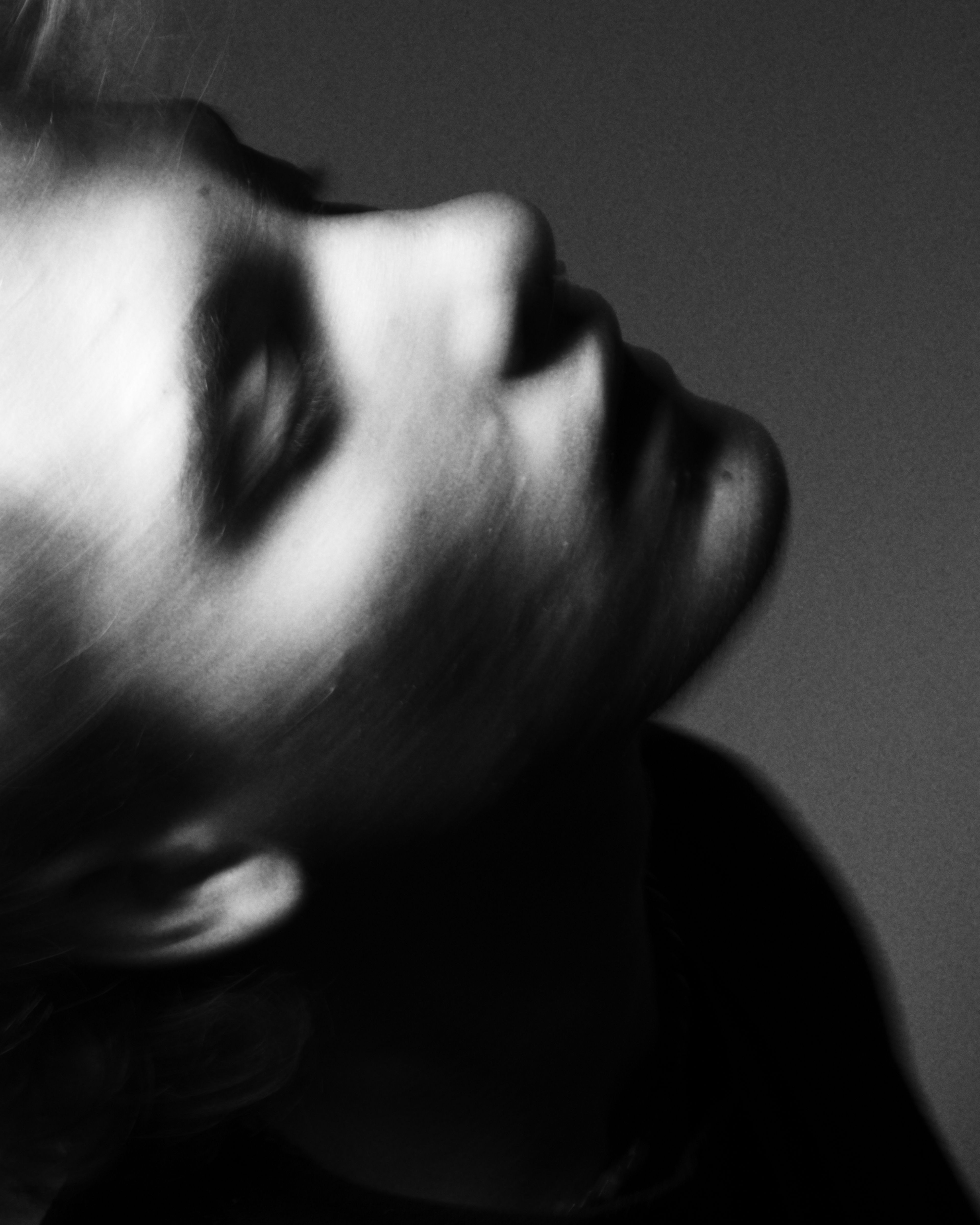 Dramatic Black and White Portrait of a Young Adult · Free Stock Photo