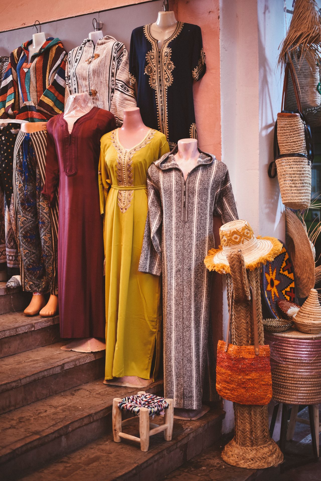 Embroidered djellaba