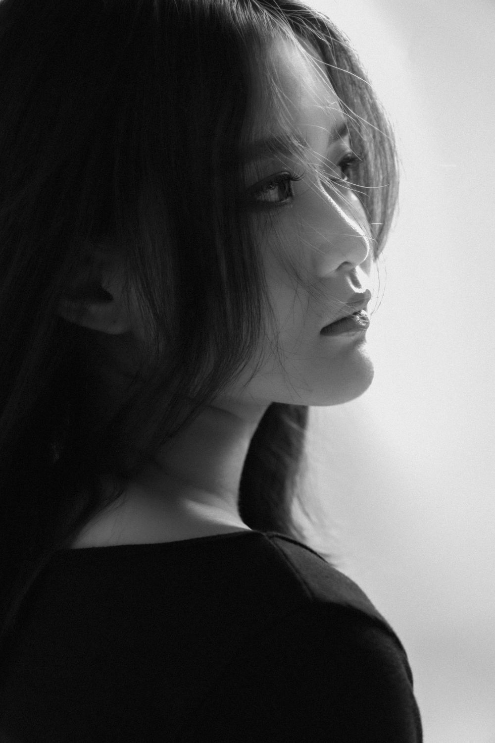 Black and White Portrait of a Woman · Free Stock Photo