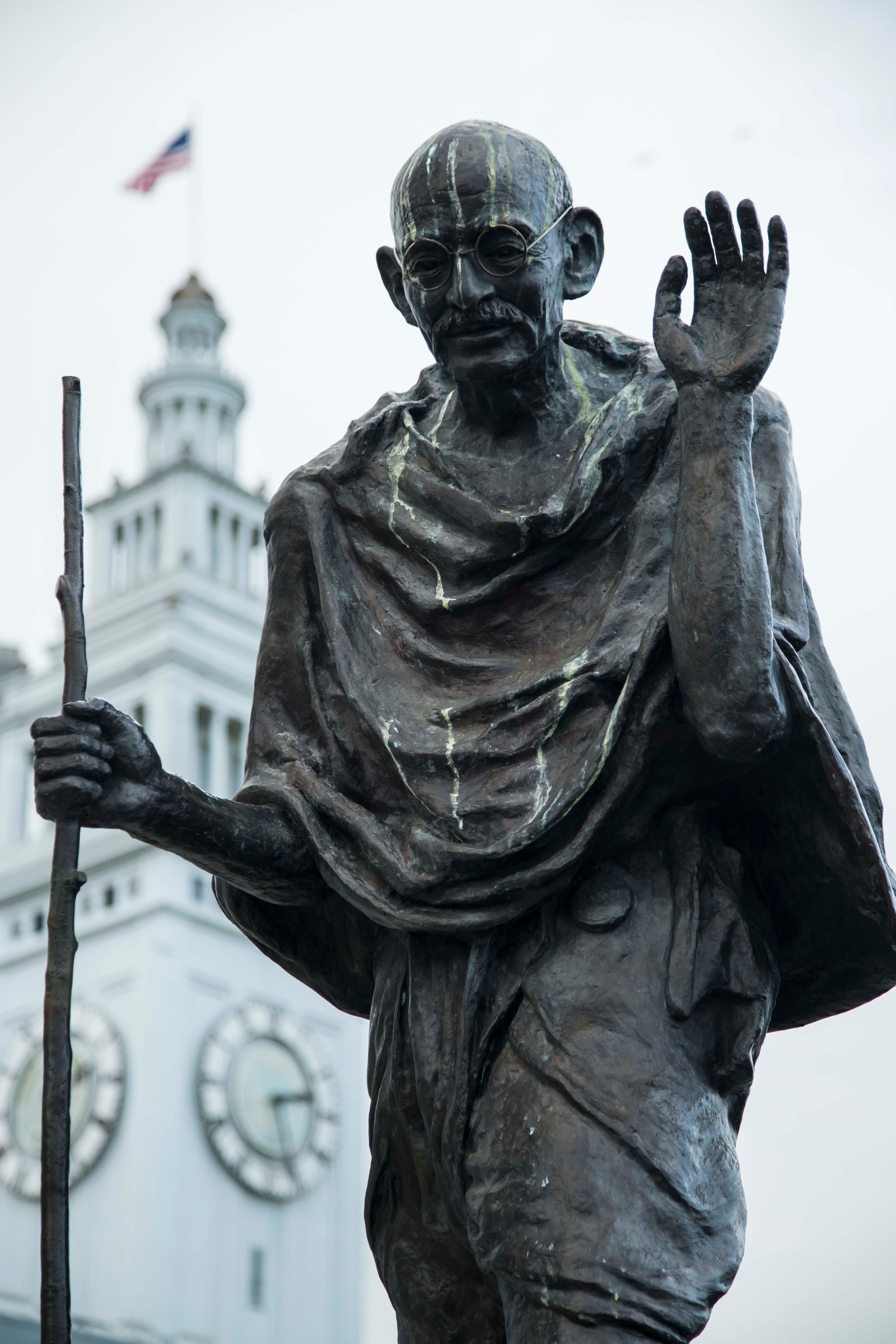 Mahatma Gandhi Statue in San Francisco · Free Stock Photo