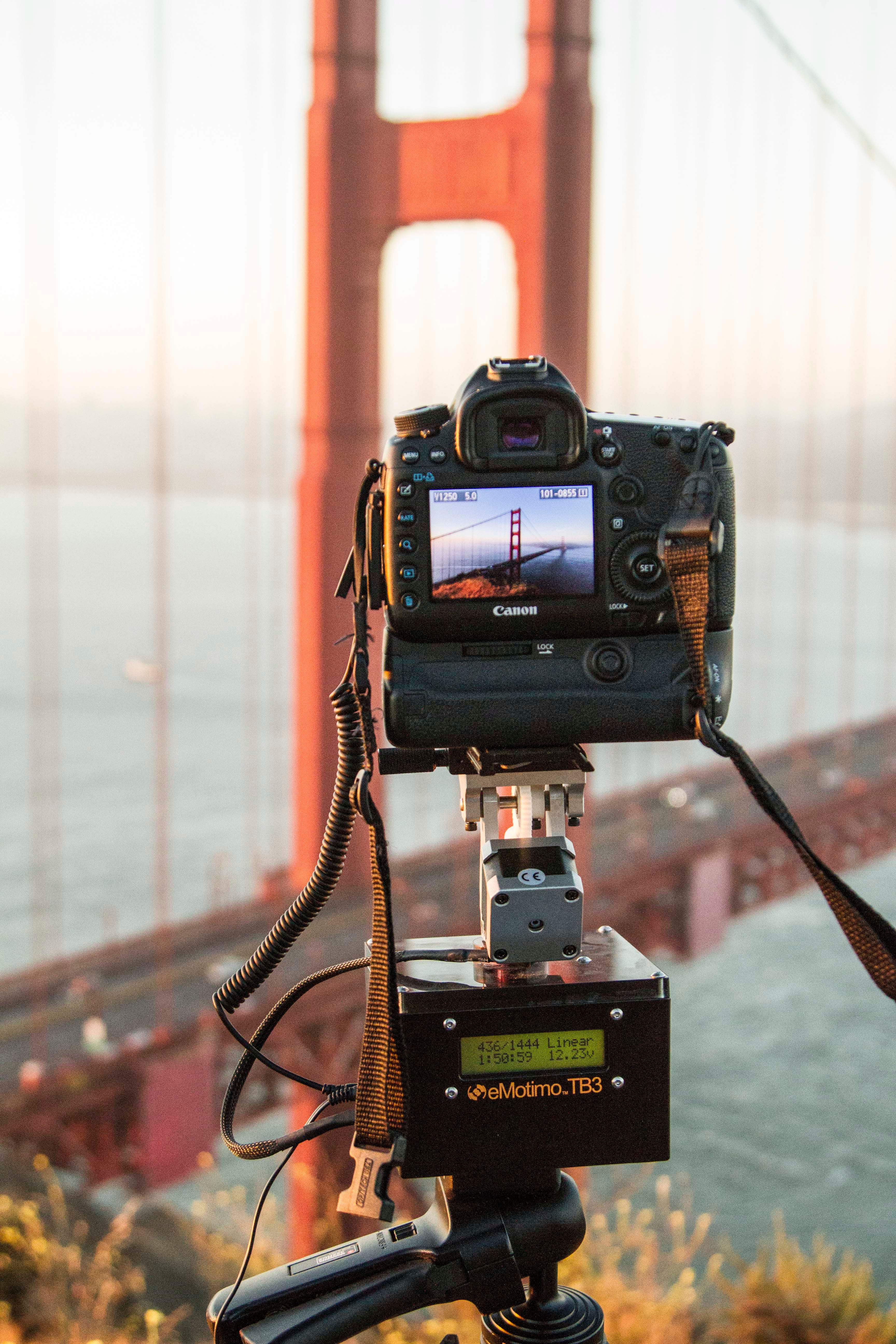 Photography Setup at Golden Gate Bridge · Free Stock Photo