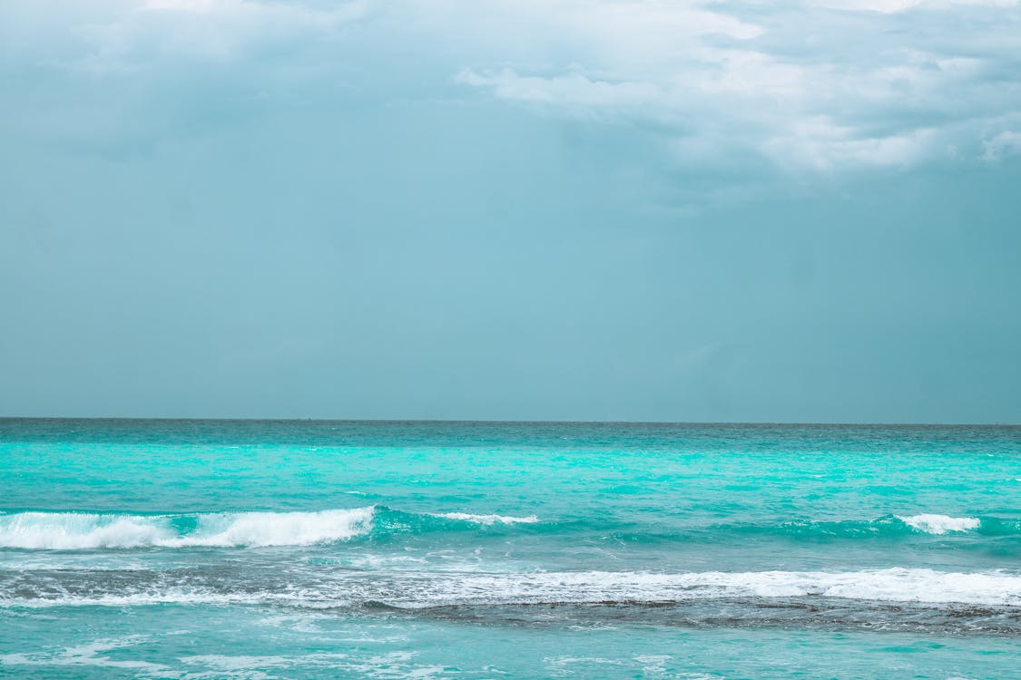 Free stock photo of blue ocean, blue sea, blue water