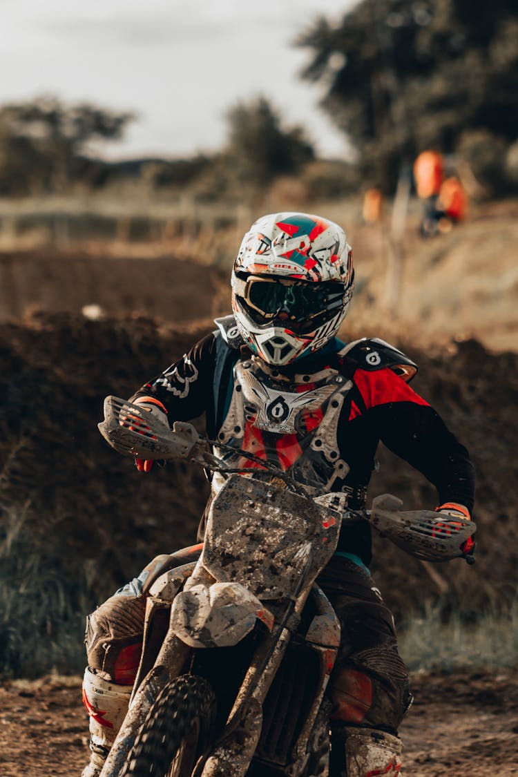 Photo Of Man Riding Dirt Bike